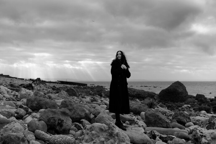 Isabelle sur la plage